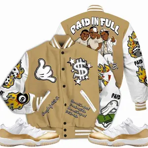 Low Mother Day 11s Outfit Varsity Jacket, Money Paid In Full Unisex T-Shirts To Match Sneaker Streetwear