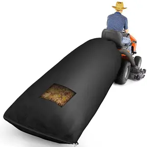 Reusable Garden Waste Bag 420D Oxford Fabric Lawn Tractor Leaf Storage Bag, Gardening Leaf Collection Bag, Yard Cleaner Storage Bag