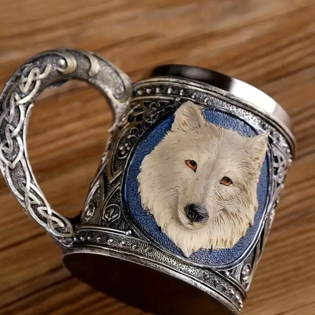 Wolf Mug or Viking mug