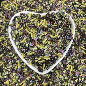 50g/Pack Mixes School Series Slices Supplies Polymer Soft Clay Fimo DIY Decoration for Resin Nail Art Slime Cake Dessert