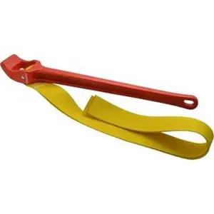 RIDGID Strap Wrench (Model 31370) - Long Handle, High Capacity, Max Pipe 5", 5-1/2" Actual OD, 29-1/4" Length