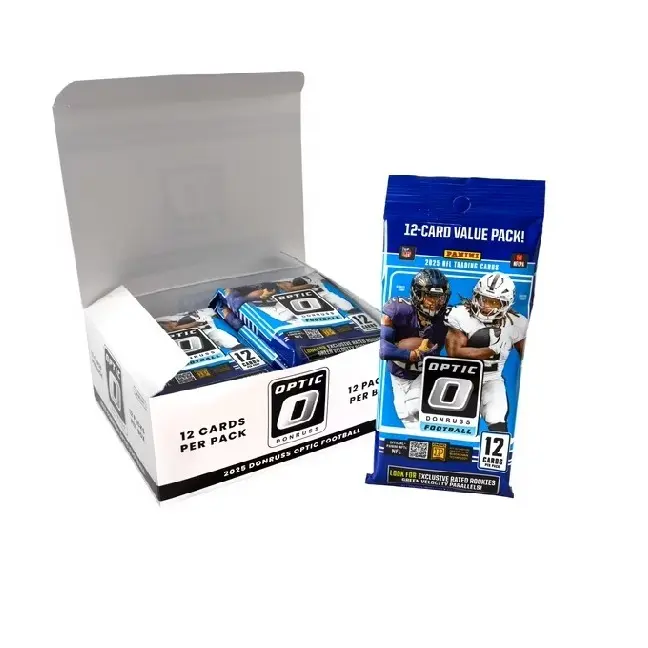 2025 Donruss Optic Football Fat Pack — Rated Rookie Chrome & Chase Inserts
