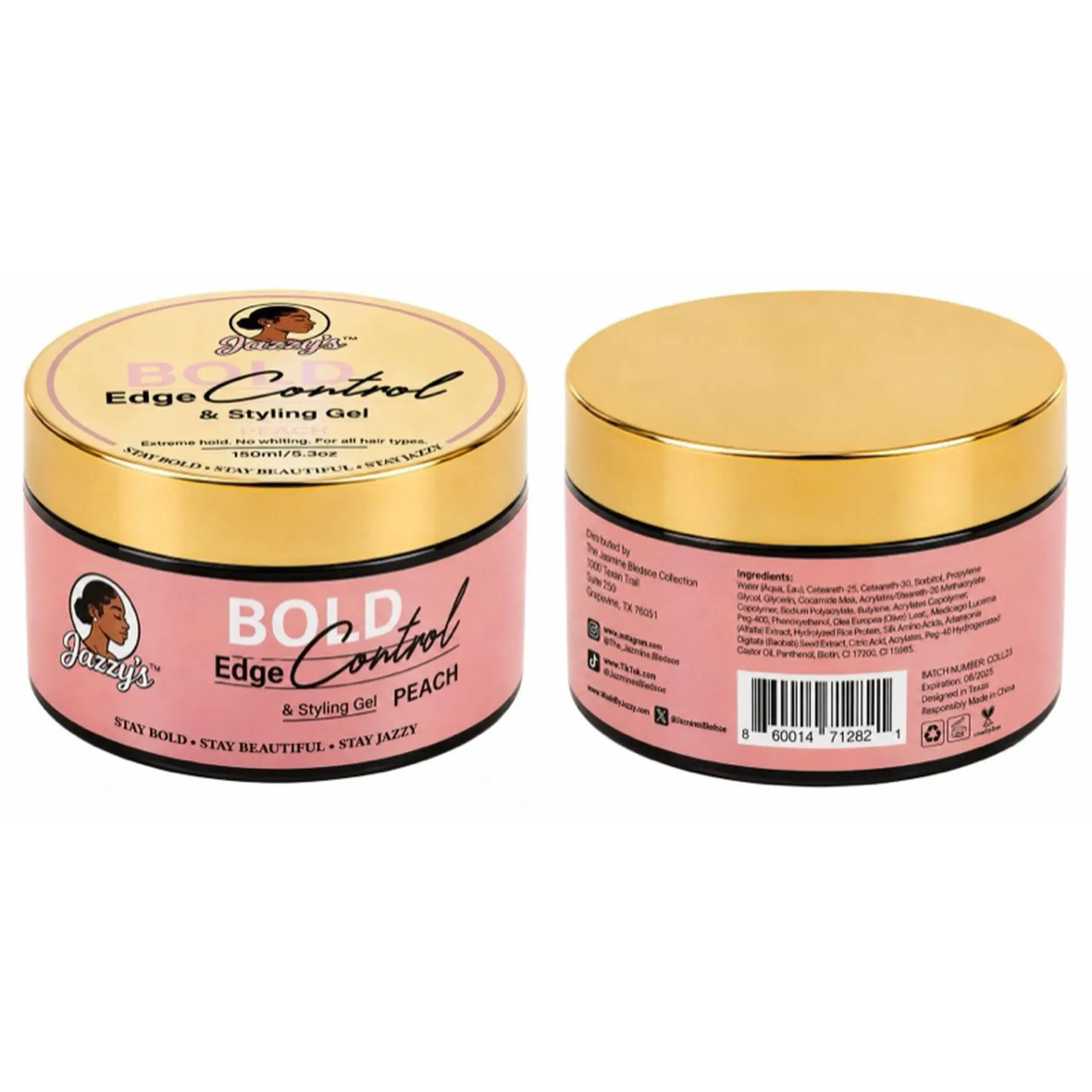 Jazzy's Bold Edge Control & Styling Gel 5.3 oz