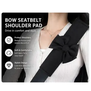 Soft Auto Seat Belt Cover, Seatbelt Shoulder Pad Cushions, 1 PC Universal Fit for All Cars, Comfortable Driving, Non-Sponge Rubber