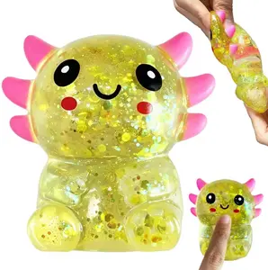 Cute Axolotl Squishy Toy, Slow Rising Soft Squeeze Fidget Toy