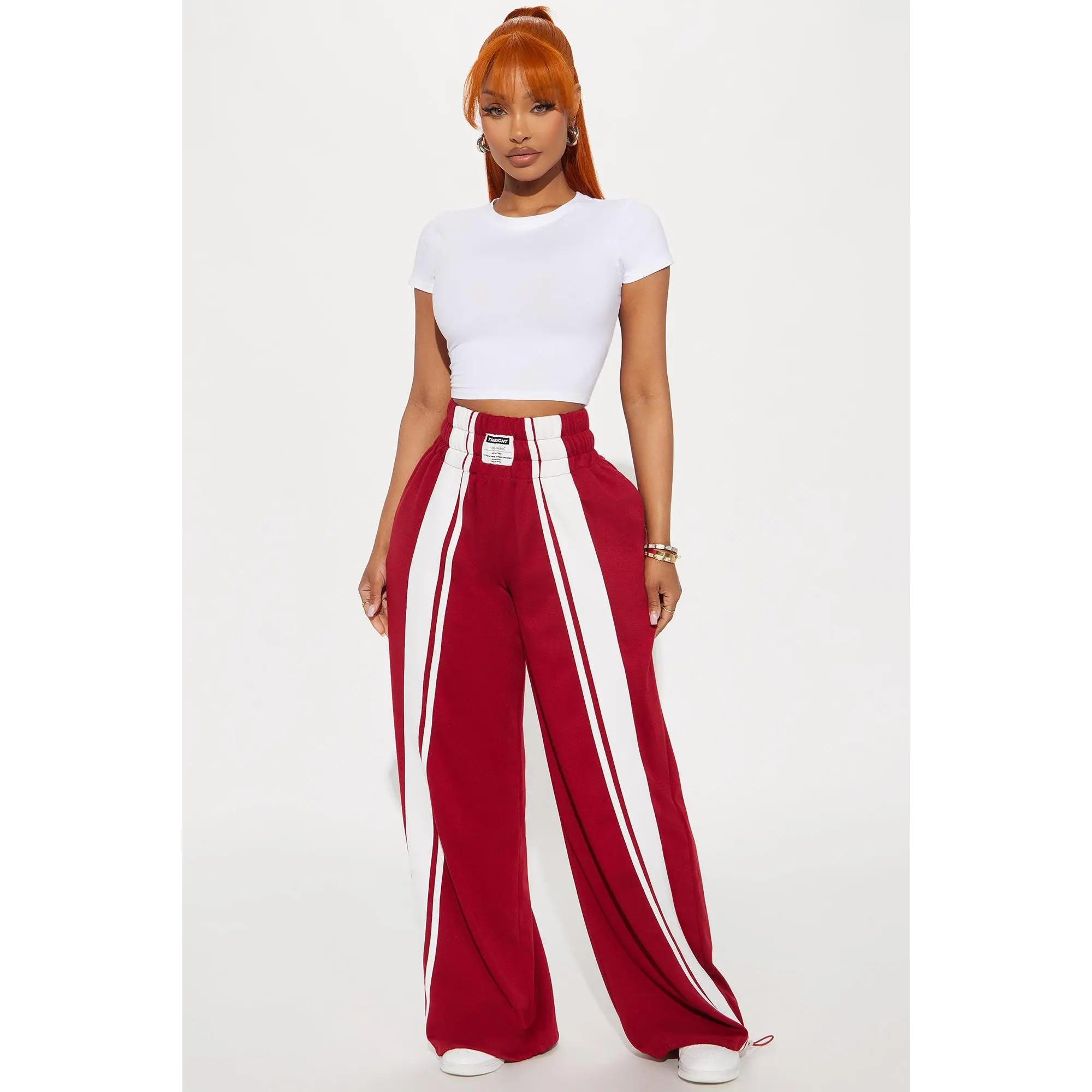 Leyla Boxer Pant - Burgundy Leyla Boxer Pant - Burgundy