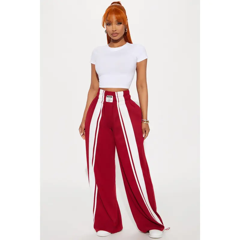 Leyla Boxer Pant - Burgundy