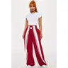 Leyla Boxer Pant - Burgundy