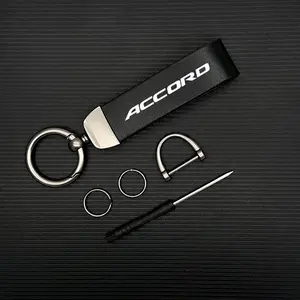 For Accord 1pcs Car Heavy Duty Keychain, Scratch-Resistant, Anti-Theft Function, Durable Metal Keyring, Secure and Stylish Accessory