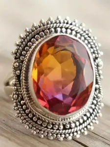 1 PC Romantic Cubic Zirconia Ring For Women For Women Stackable Engagement Ring For Wedding Engagement Party Jewelry Valentine's Day Gift