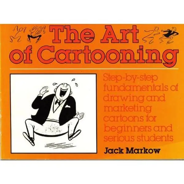 Used Book - The Art of Cartooning by Jack Markow (Paperback, English) - Good for Cartoonists with Tutorials on Drawing Techniques & Characters, Learning, 80 Pages