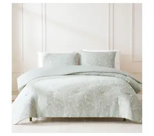 Lush Decor Willow Garden Gauze Jacquard Comforter Set K/CK