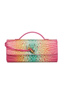 Elegant Crocodile Pattern Handbag, Stylish Metal Buckle Design Shoulder Bag, Fashionable Women's Accessory for Daily Use, Elegant Bags