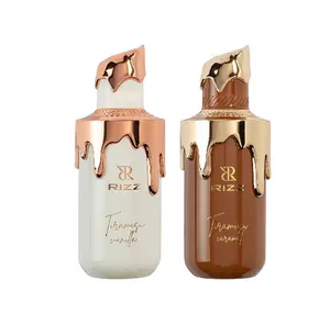 (2pc Bundle Pack) RIZZ Tiramisu Vanilla + Tiramisu Caramel by Shaikh Saeed EDP Spray, 3.4oz