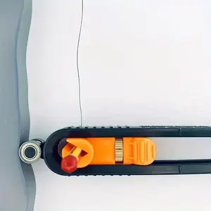 Adjustable Profile Scribing Ruler with Lock, Accurate Woodworking Measurement Tool Set, Ideal for Irregularity Radian Precision