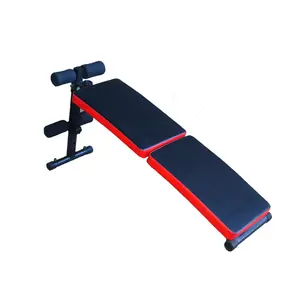 Foldable Sit Up Bench Black Red Steel Frame 220LBS High Capacity Eva PU Padded Abdominal Workout Bench Foam Fixed Support Space Saving Multi-Position Strength Training Bench for Home Gym