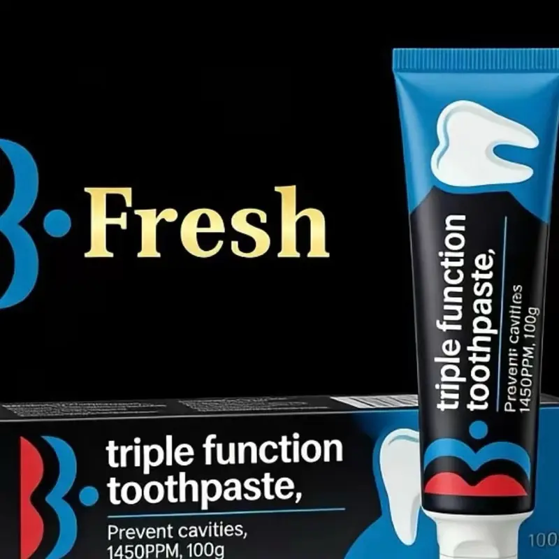 Byenblan Triple Function toothpaste 100g-1450ppm Fluoride for Cavities prevention