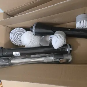 Product Review of Trucozie Electric Spin Scrubber, Cordless Cleaning Brush with 440RPM/90Mins Runtime, 3 Adjustable Angles&Sizes, 6 Replaceable Brush Heads, 2 Speeds for Bathroom Glass, Car Cleaning, Bathtub, and Shower from s**o **