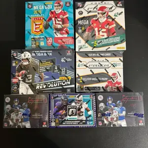 1- elite mega 1- Prizm mega 1- revolution mega 1- Prizm retail 1- optic blaster and 2- topps signature