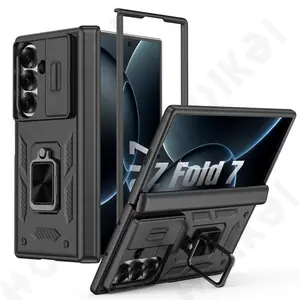 WWH Case For Samsung Galaxy Z Fold 7 6 5 Military-Grade Protection Phone Slide Camera Cover