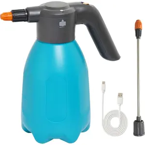 ES2-PRO Electric Spray Bottle 2L/0.5Gallon  Mister,Spray About 30 Gallons On a Single Charge,Rechargeable   Sprayer,Automatic Watering Can,Pump Sprayer for Indoor  (Blue)