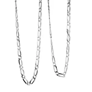 Italian Link Chain Necklace in Sterling Silver 10.50 Grams 24 Inches