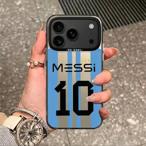 Messi Argentina Aesthetic Design Pattern Casing For iphone 17 16 15 14 13 12 11 7 8 Plus ProMax AIR Samsung S22 S23 S24 S25 PLUS ULTRA Flaunt Mobile Phone CaseHard TPU PET PC Black ShockproofSmartphone Cover
