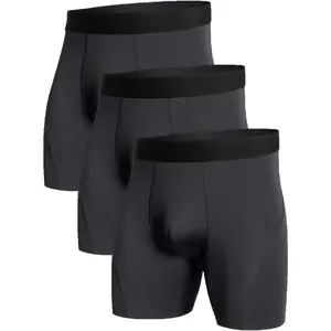 NORTHYARD Men's Athletic Underwear 3 Pack Breathable Activewear Undershorts High-performance Boxer Briefs, 4-way Stretch