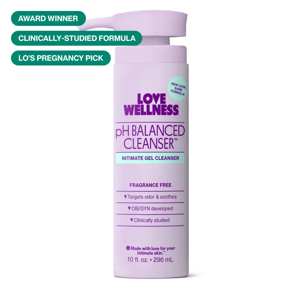 Love Wellness pH Balanced Cleanser – Clinically Studied Fragrance-Free Intimate Wash for Women