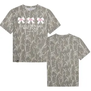 Mossy Oak Dash Forward Boutique Original Bottomland Camouflage Camo Tee – Soft & Breathable Tshirt