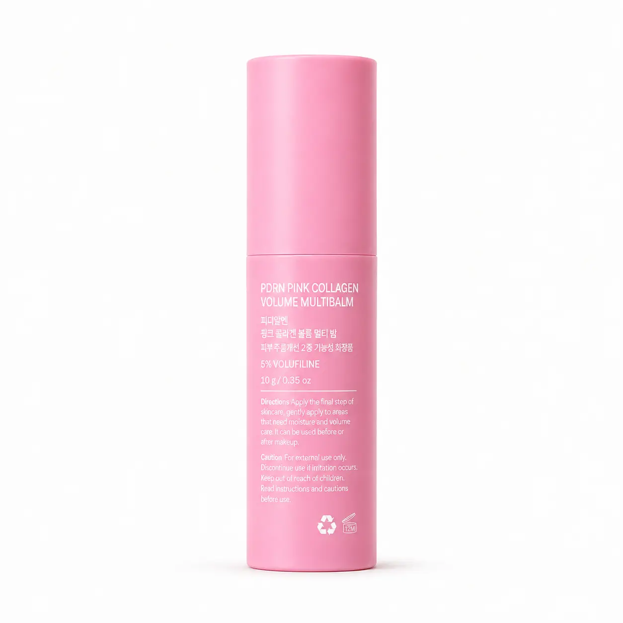 PDRN Pink Collagen Volume Multi Balm | All In One Volufiline, PDRN, NAD Stick for Youthful-Looking, Helping Look of Fine Lines, Firming Care, Anti-Aging Care | For Under-Eyes, Neck, Forehead, Smile Lines, Lip Care | Korean Skincare