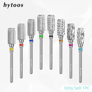 Safety Nail Drill Bits 13mm Barrel, Dust Proof D4s Right-Handed Carbide, for Nails Electric Manicure Drills Tool, Professional Grade