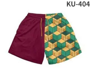 Zenitsu Agatsuma Anime Print Men's Beach Shorts