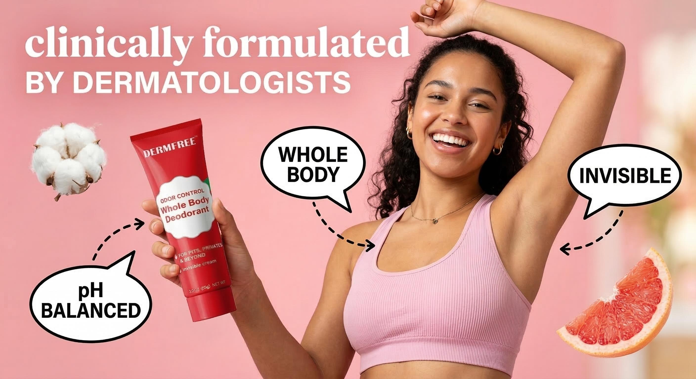 Strength Antiperspirant Deodorant Cream for Women & Men, 72-Hour Underarm Sweat & Odor Control, Invisible Non-Greasy Formula, pH Optimized, 3.0 Oz（85g）– Helps Fade Dark Underarm Discoloration – Removes Impurities & Dead Skin