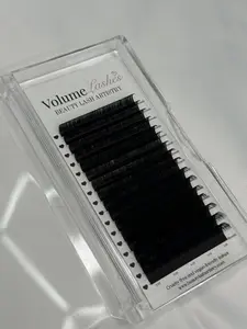 Volume Lashes 0.05 - Cashmere PBT Lash Trays 9-16MM for Bold Fluffy Sets Ultra Soft Lightweight Professional Quality Results