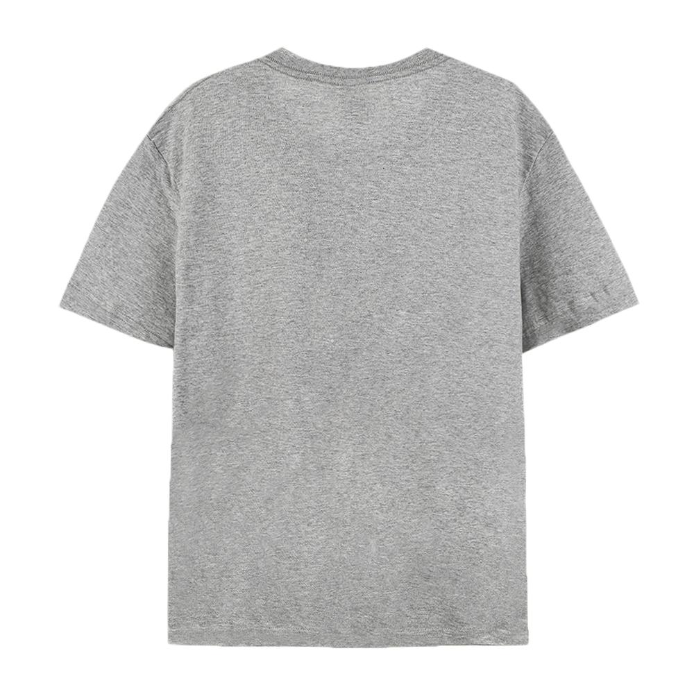 Cat Graphic Print T-Shirt Men's Casual Streetwear Oversized Short Sleeve T-Shirt for Menswear Top