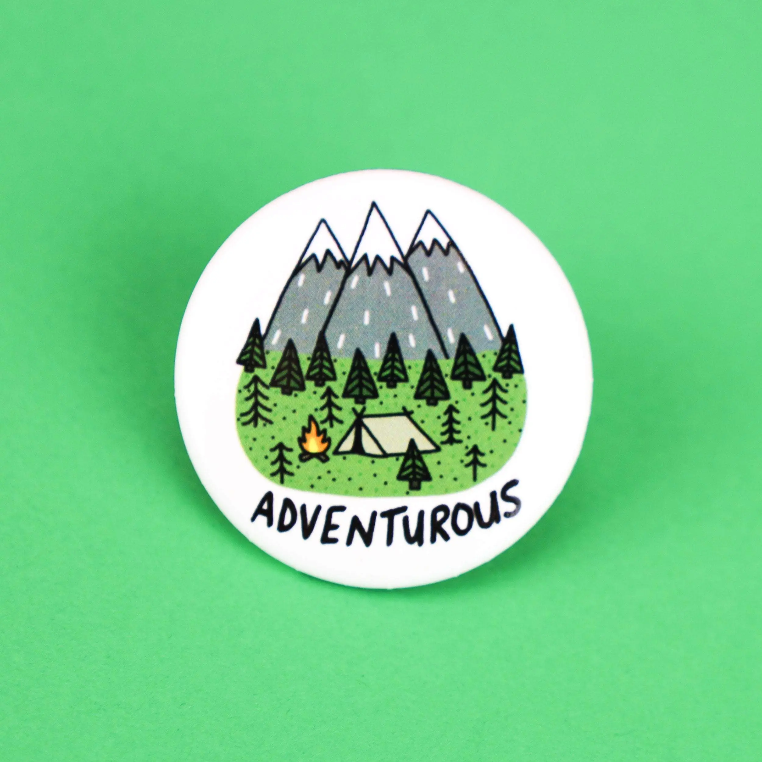 Adventurous Pinback Button for Clothes Accessories