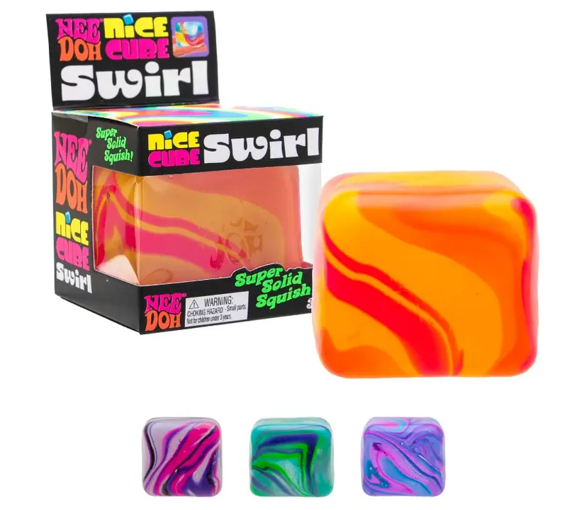 Schylling NeeDoh Nice Cube Swirl