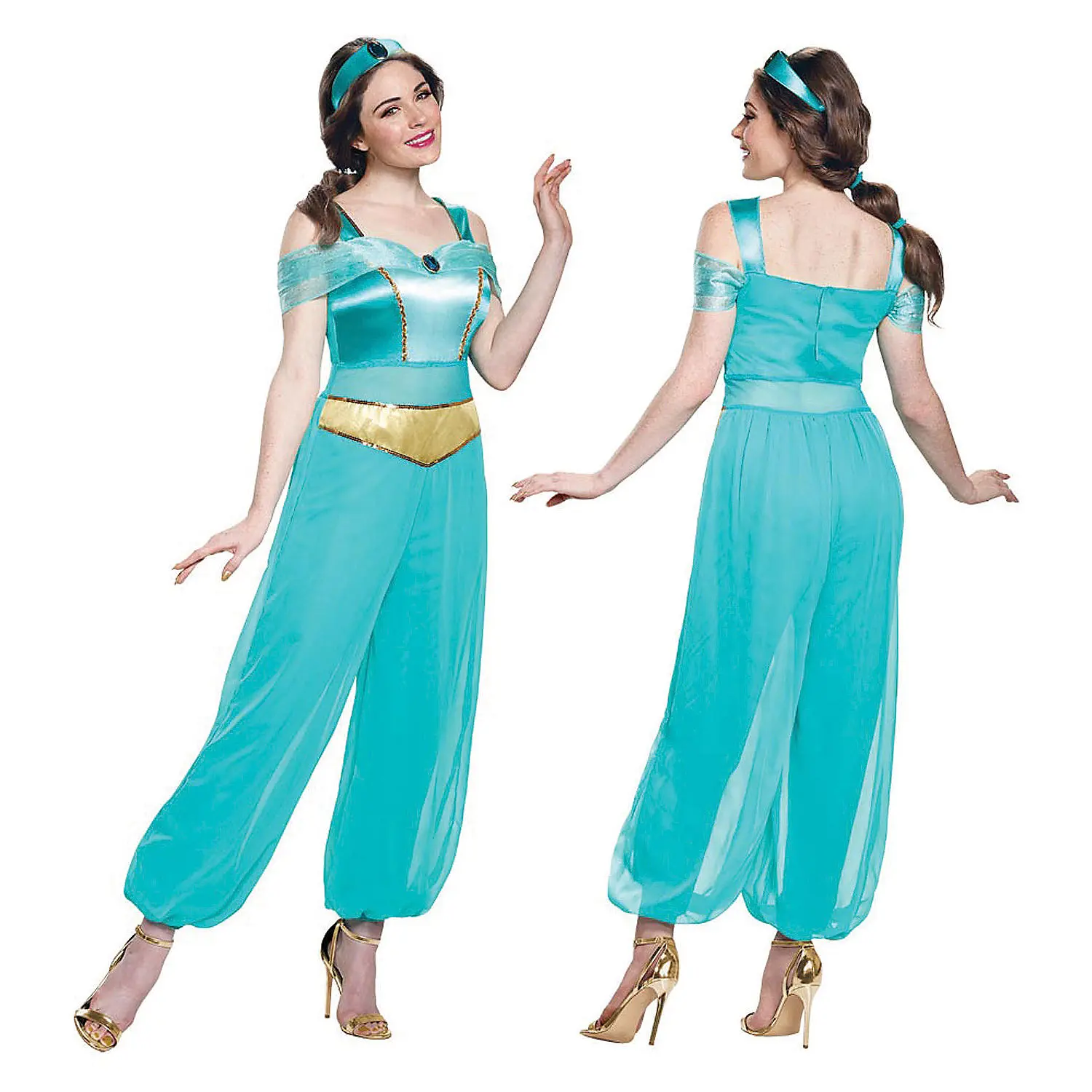 Disguise Womens Disney Aladdin Jasmine Deluxe