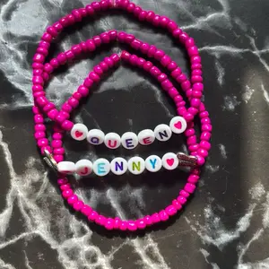 Beaded Name Bracelets - Personalized Beaded Bracelets with Letter Beads for Customized Jewelry