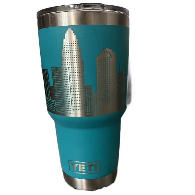 Charlotte, NC Skyline Engraved YETI  Cup