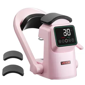 VEVOR Auto Hat Heat Press Machine,  , with 2pcs Interchangeable Platens, Automatic Open and Release, Touchscreen for Precise Time and Temperature Control, Heat Transfer Printing for Caps, Hats, Pink