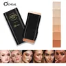 6-Color Dual-End Concealer Foundation Hybrid Stick, Lightweight Makeup for Adults, Multiple Shades, Acne Mark Coverage, Nose Contour, All Skin Types, Flawless Finish, Small Size Fits Daily Bags, Versatile Tool, Daily Gift (Includes Bottle)#backtoschool