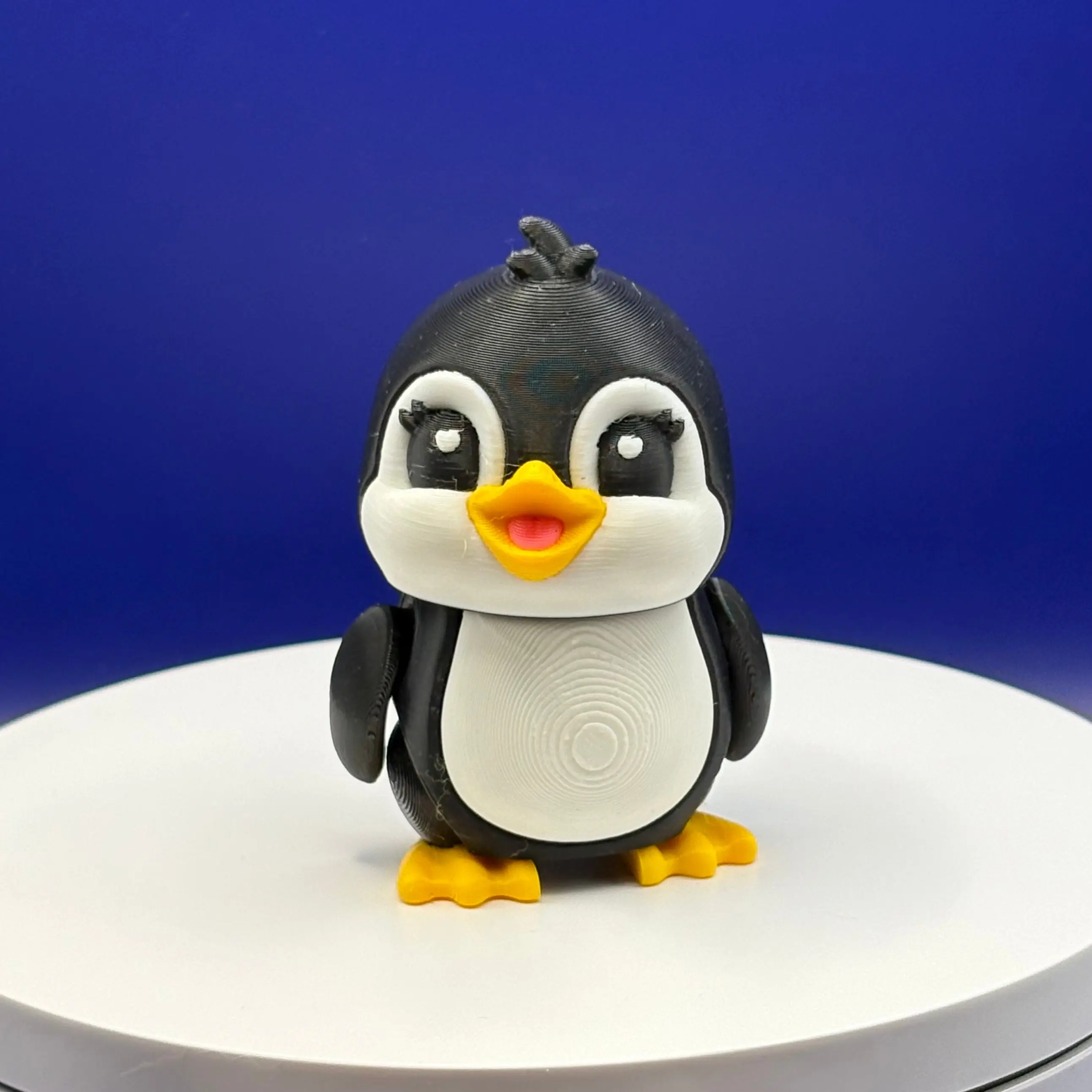 Penguin Figurine | Articulated Artic Friends Collection | Flexi Desk Pet | Artic Decoration | 3D Printed Gift