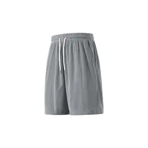 Corduroy Men’s Sports Shorts – Summer Loose Fit, Solid Color, Casual Bermuda Length