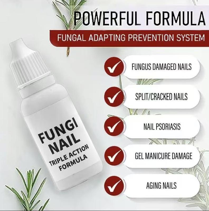 Fungi Nail Triple Action Formula AntifungalSolution for Toenails & Fingernails Natural Therapy0.5 F|Oz Removes Fungus Repairs & RenewsDamaged Nails,Antimycotic Solution