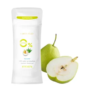74g Flora Ruby Anti-Sweat Deodorant Stick, Pear Scented Men's Deodorant, 48 Hour Long Lasting Fragrance, Odor Control Body Care