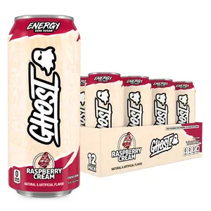 GHOST ENERGY DRINKS - 8.4 and 16oz Cans - Energy & Focus & No Artificial Colors - L-Carnitine & Taurine - Gluten-Free & Vegan  Natural Sport Beverage