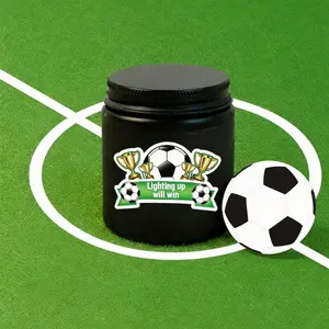 Football Themed Candle Gift Set, Decorative Home Accessory for Sports Fans, Perfect Present for Friends & Family, Unique Football Fan Gear