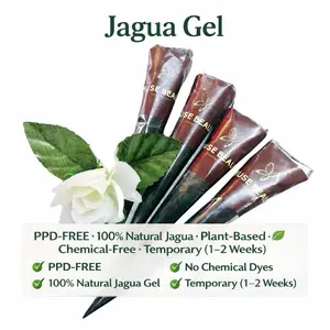 Natural Brown & Jagua Henna for Temporary Tattoos or Henna Tattoos